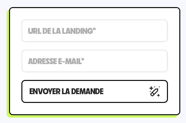 analyser landing page : audit offert