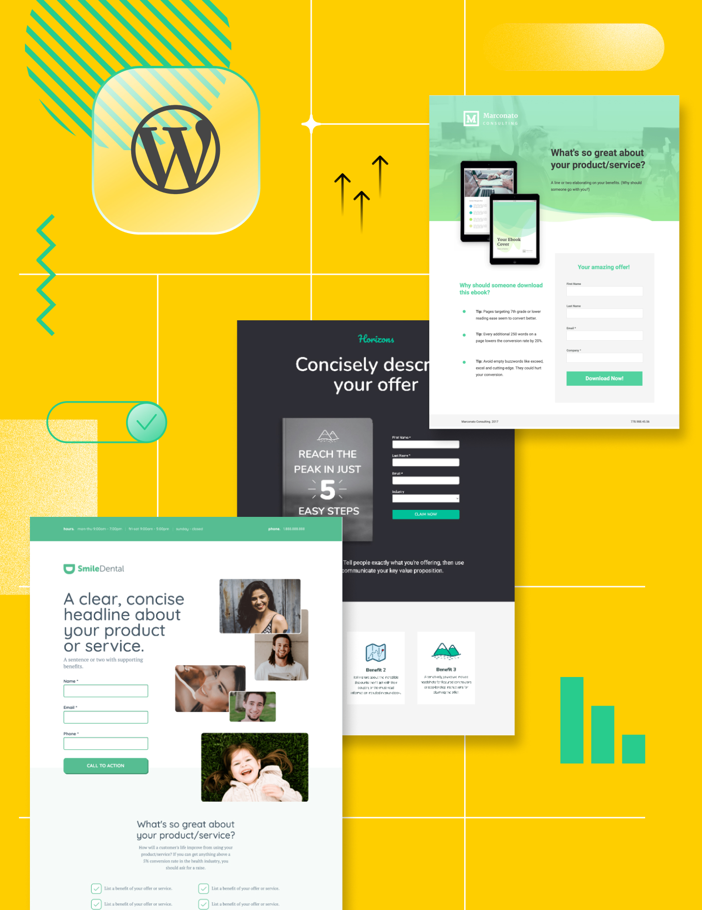 landing page wordpress