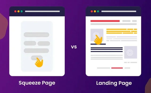  squeeze page vs landing page