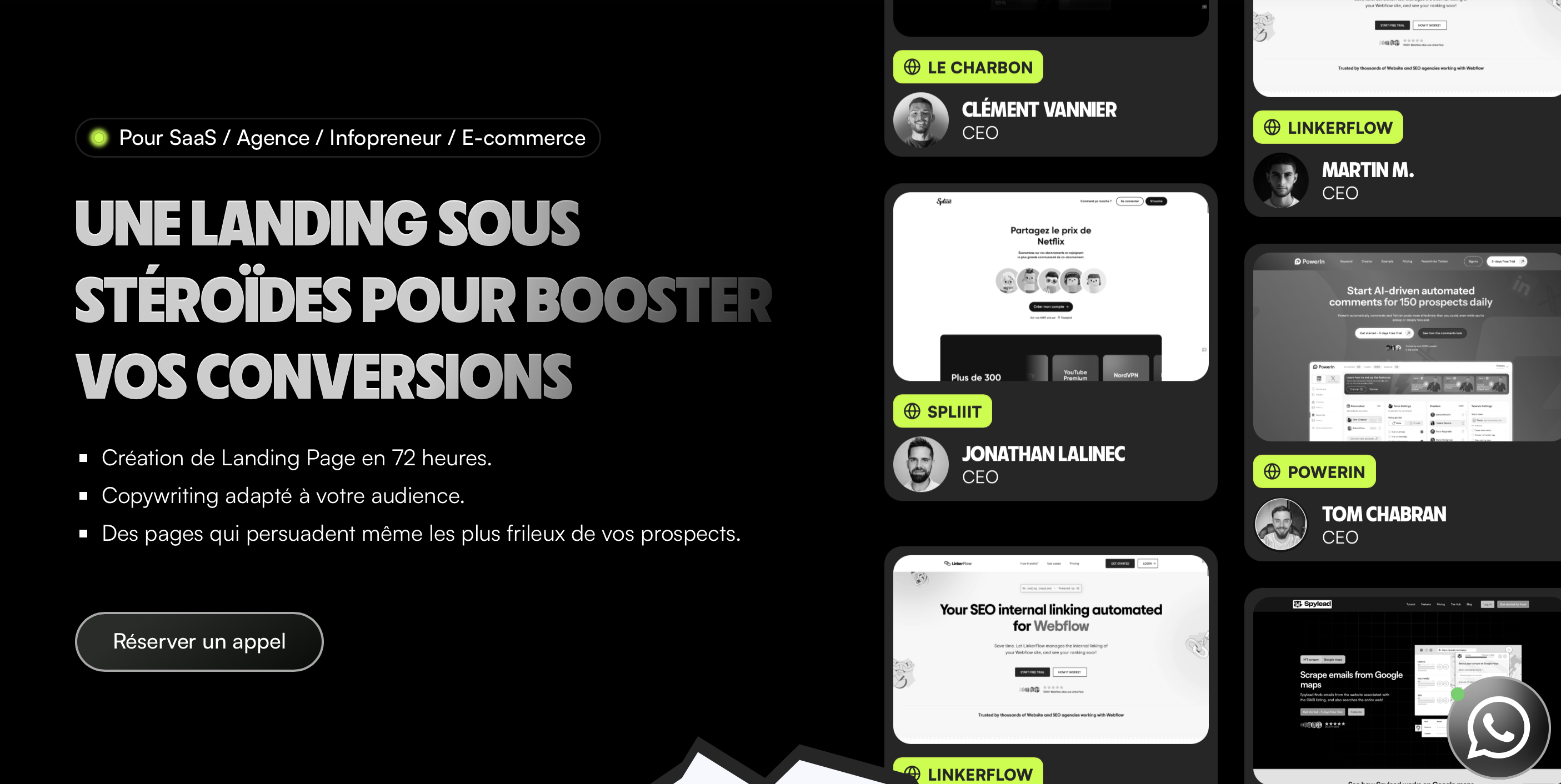 landing page pour des leads qualifiés